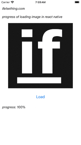image load progress in react native