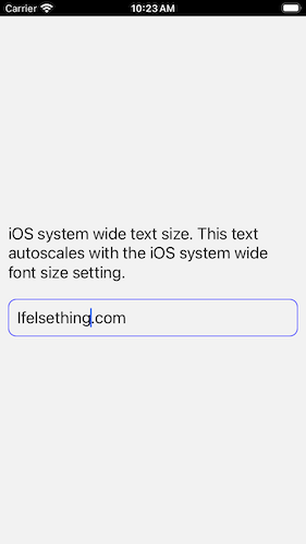 AllowFontScaling Prop in React native iOS