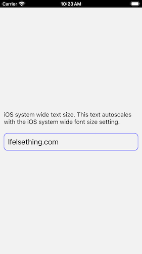 AllowFontScaling Prop in React Native iOS