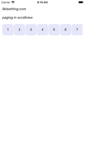 Paging in React Native ScrollView